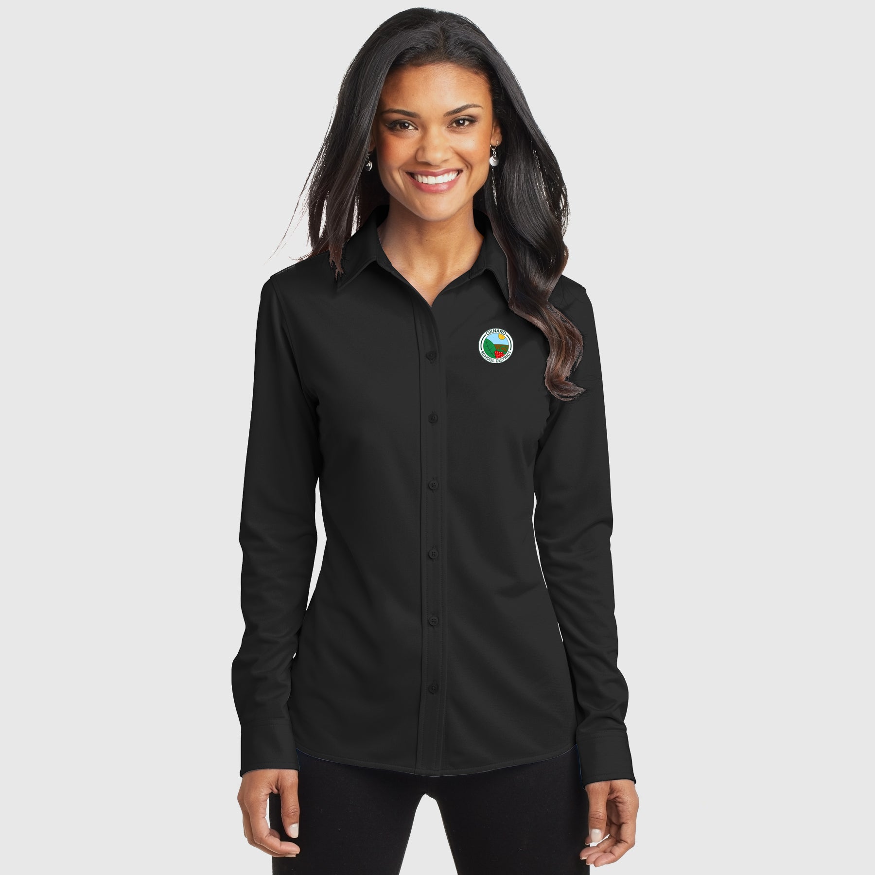 Women's Port Authority Dimension Knit Dress Shirt Oxnard School District Store Women's Port Authority Dimension Knit Dress Shirt Oxnard School District Store